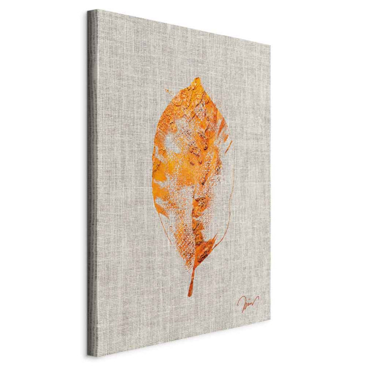 Wall picture - Golden Flora (1 Part) Vertical
