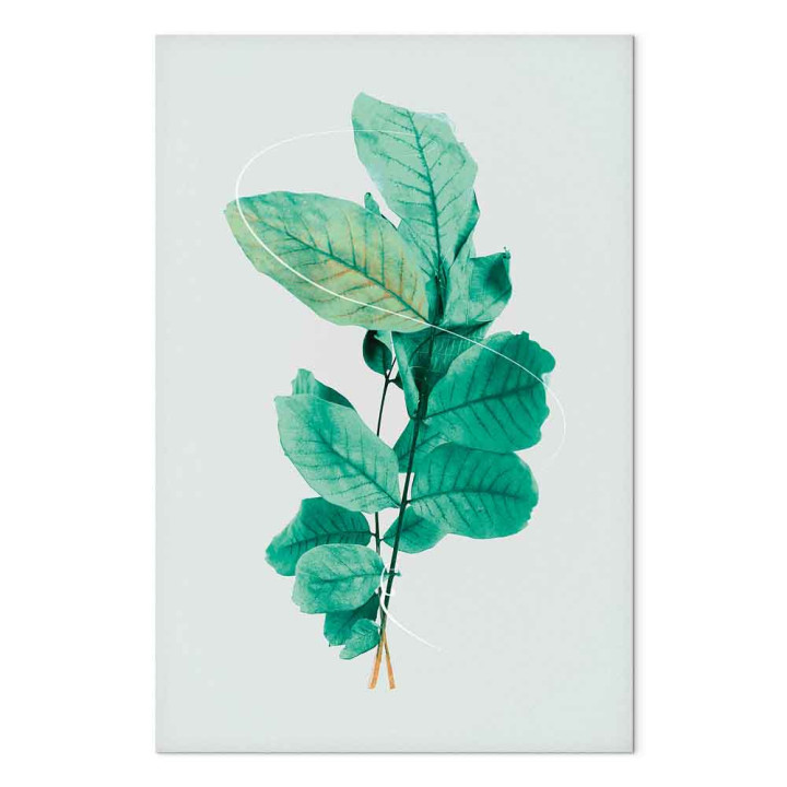 Wandbild - Mint Grace (1 Part) Vertical