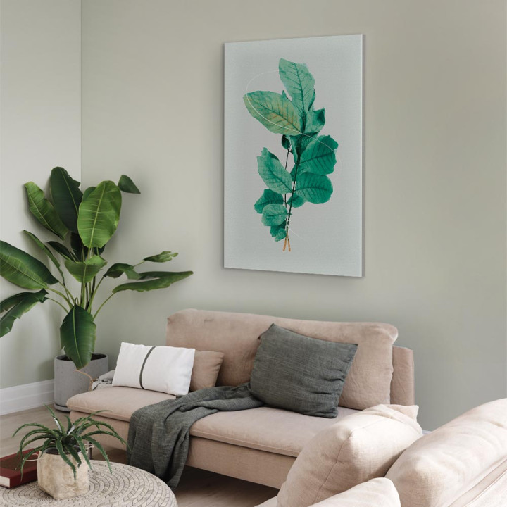 Wandbild - Mint Grace (1 Part) Vertical