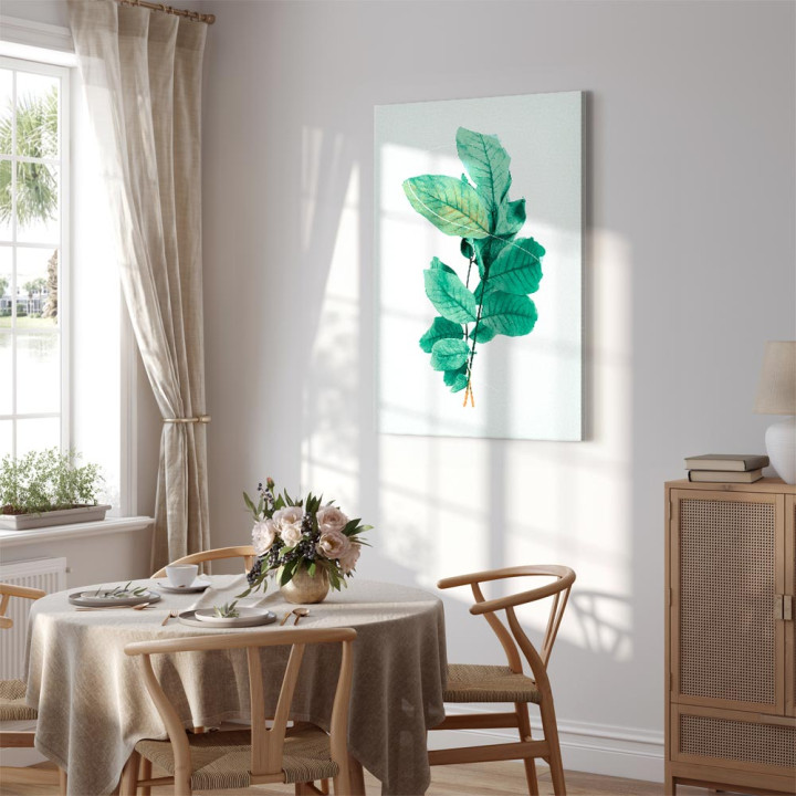 Wandbild - Mint Grace (1 Part) Vertical