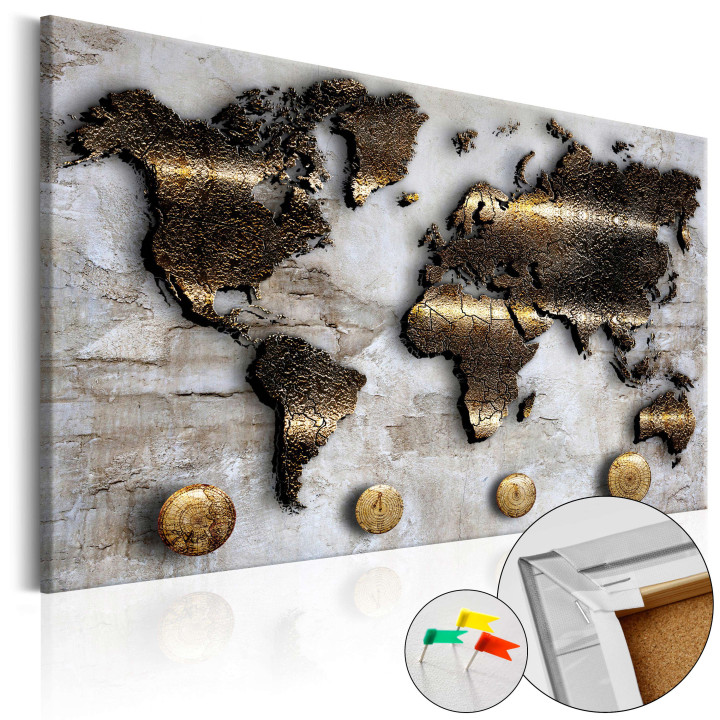 Tableau sur liège - Golden Journey