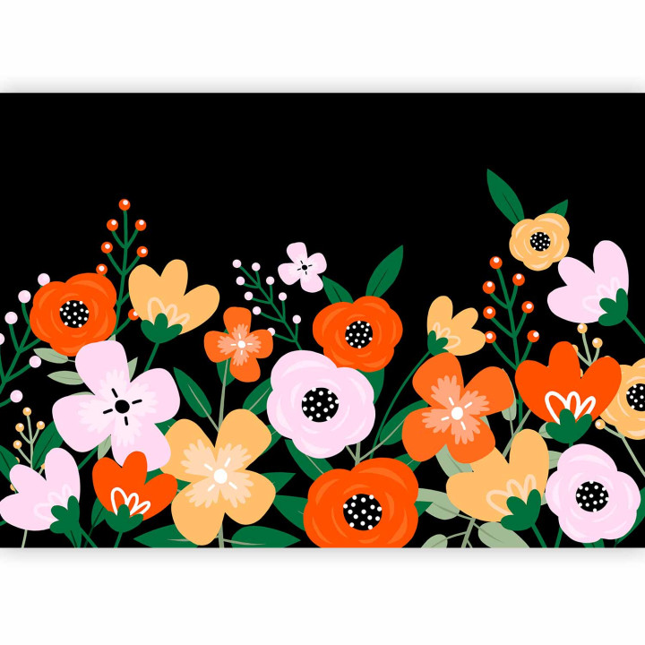 Fotobehang - Colorful Bloom - Second Variant