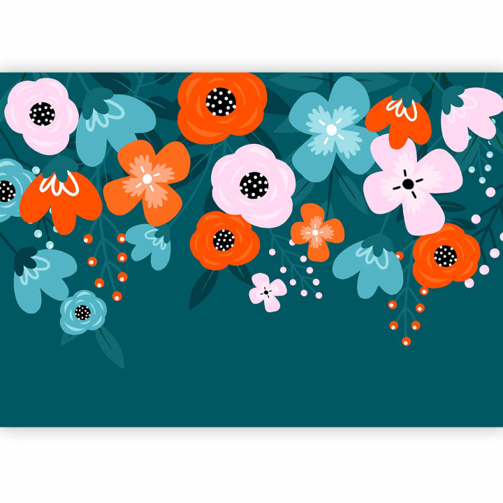 Fotobehang - Colorful Bloom - Third Variant