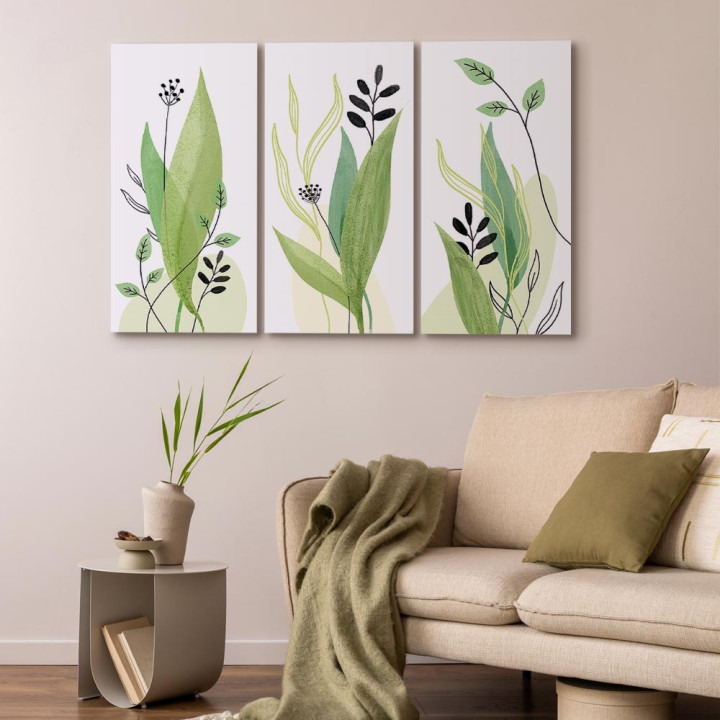 Wandbild - Green Day (3 Parts)
