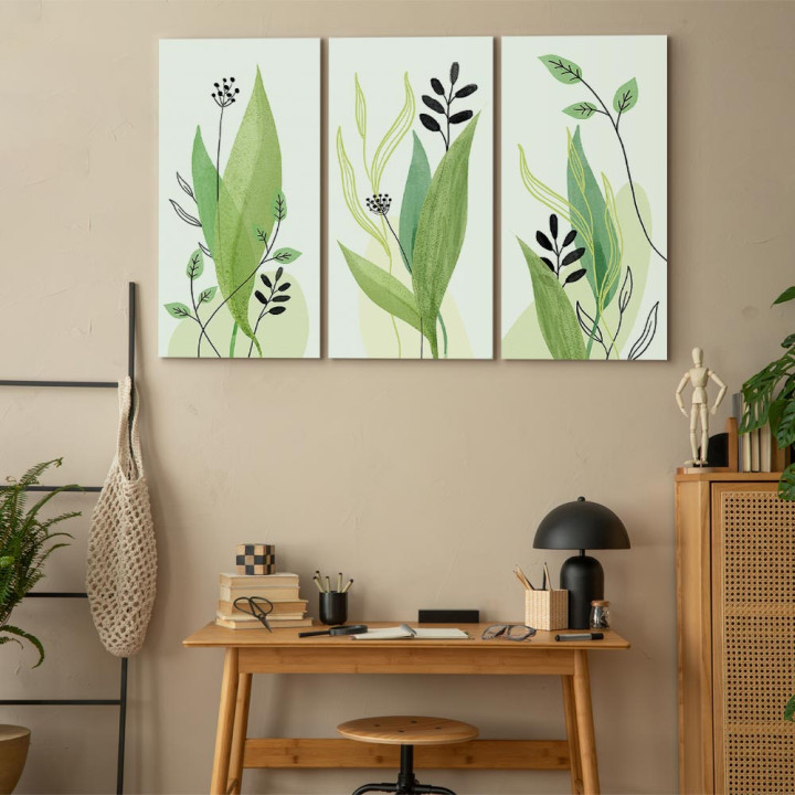 Wandbild - Green Day (3 Parts)