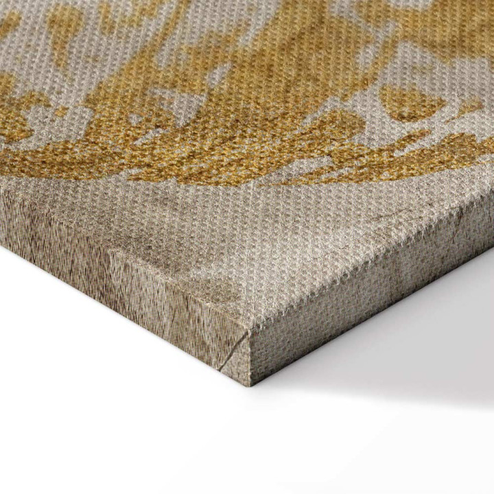 Wandbild - Gold Mosaic (1 Part) Wide