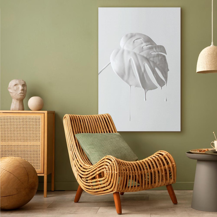 Tableau - Bright Monstera (1 Part) Vertical