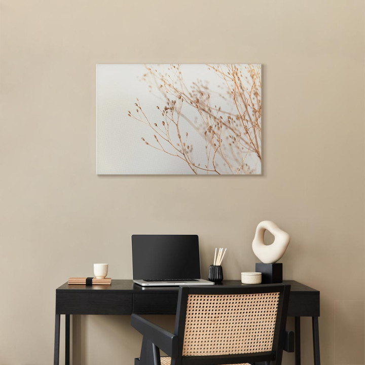 Wandbild - Minimalist Twig (1 Part) Wide