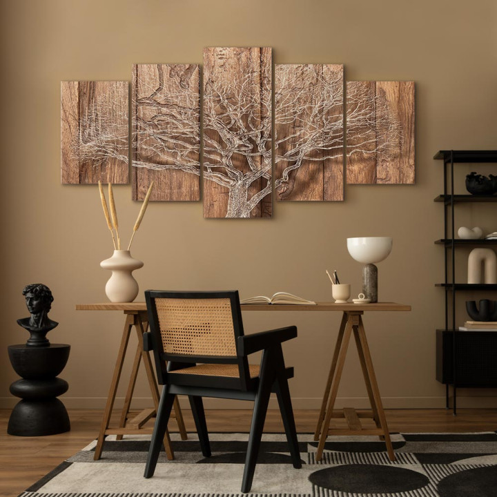 Schilderij - Tree Story
