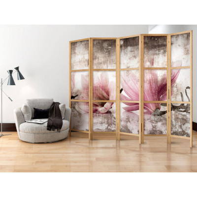 Paravent japonais - Retro Magnolias II