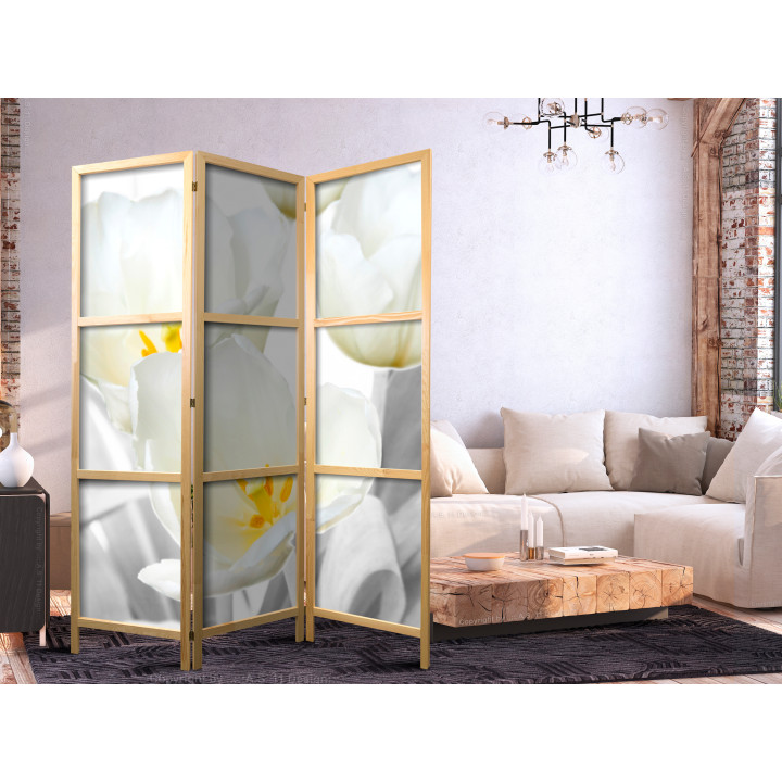 Japanese room divider - Luminous Tulips I