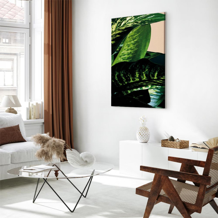Schilderij - Dieffenbachia (1 Part) Vertical