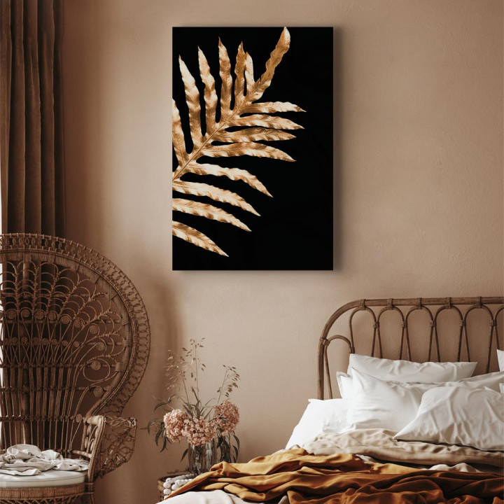 Schilderij - Magic Fern (1 Part) Vertical