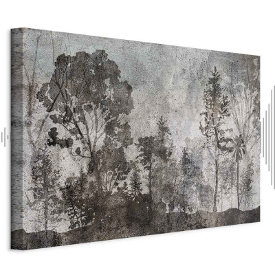Schilderij - Symbiosis With Nature (1 Part) Wide