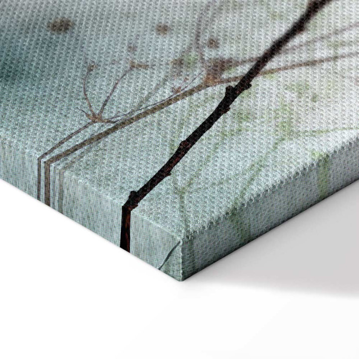 Wandbild - Foggy Lunaria (1 Part) Vertical