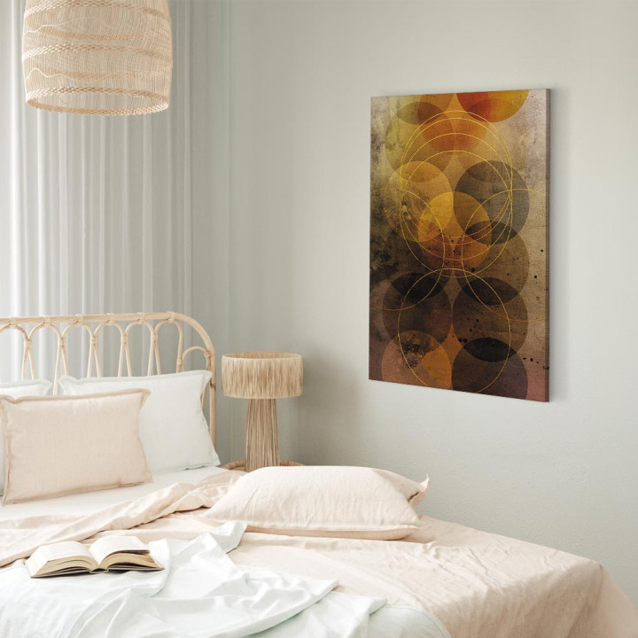 Schilderij - Sun Journey (1 Part) Vertical