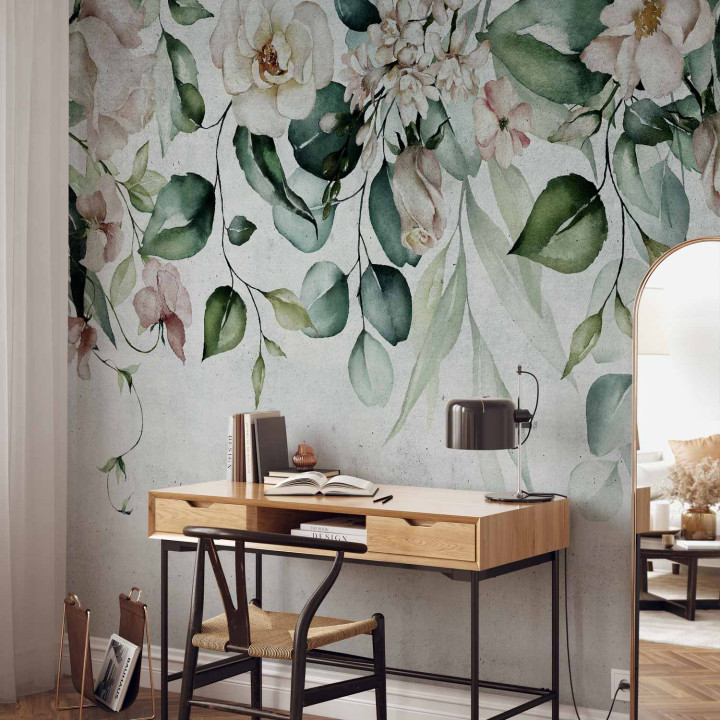 Papier peint panoramique - Mint Garden