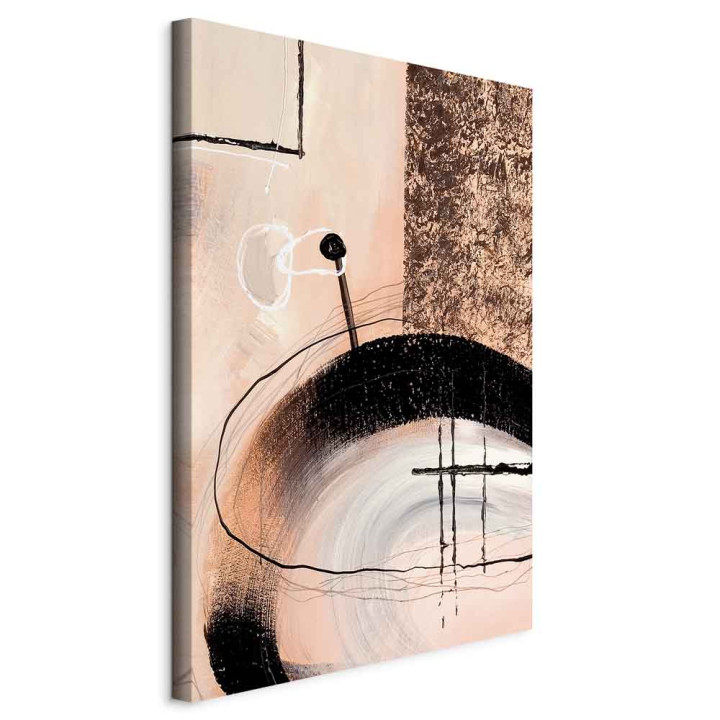 Schilderij - Art of Shapes (1-part) - Hand-Painted Abstract Artwork
