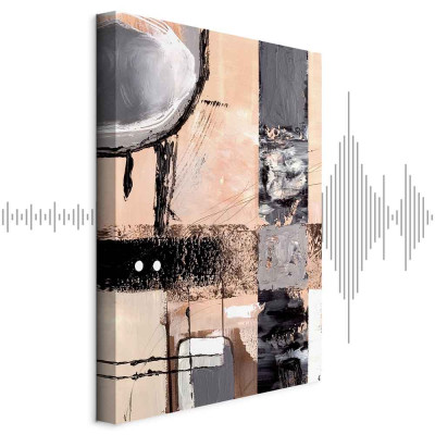 Schilderij - Enchanted Visions (1-part) - Artistic Background in Abstract Form