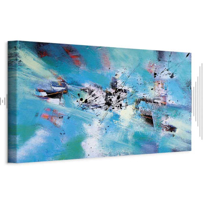 Schilderij - Snow Fun (1 Part) Narrow