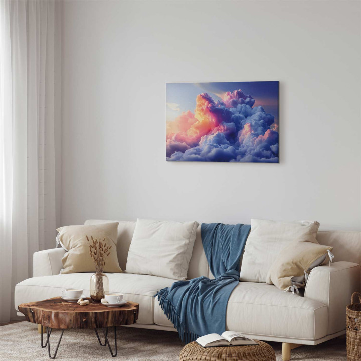 Obraz - Clouds Like Painted: Artistic Brushes of Dawn Painting the Sky