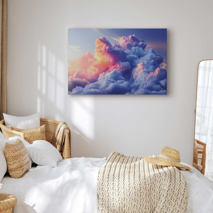 Obraz - Clouds Like Painted: Artistic Brushes of Dawn Painting the Sky