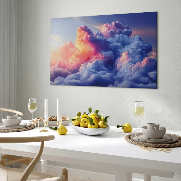 Obraz - Clouds Like Painted: Artistic Brushes of Dawn Painting the Sky