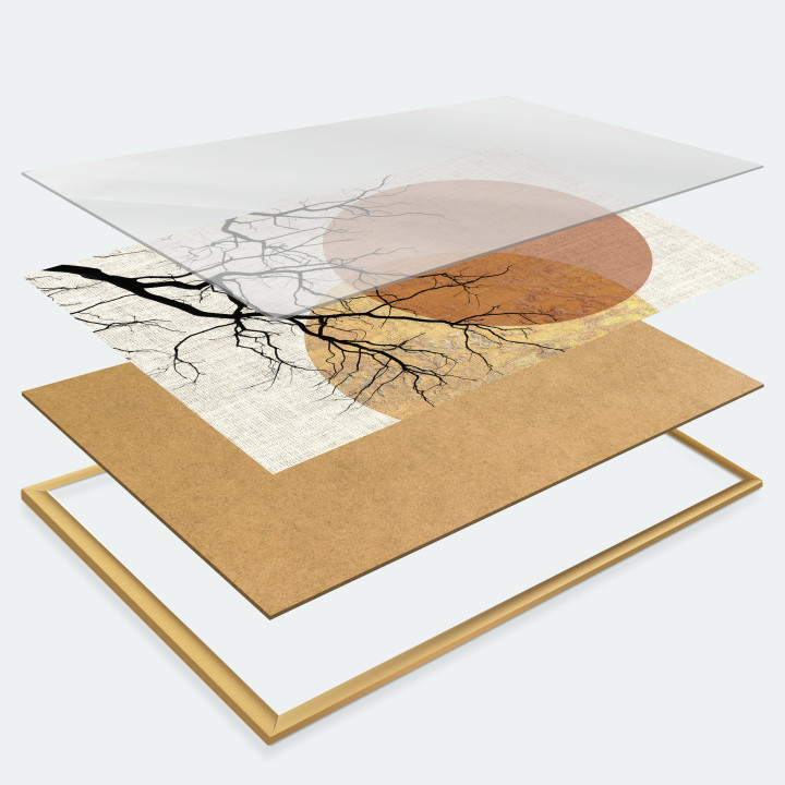 Poster - Aerial Landscapes: Sunbeams Illuminating Puffy Cloud Formations