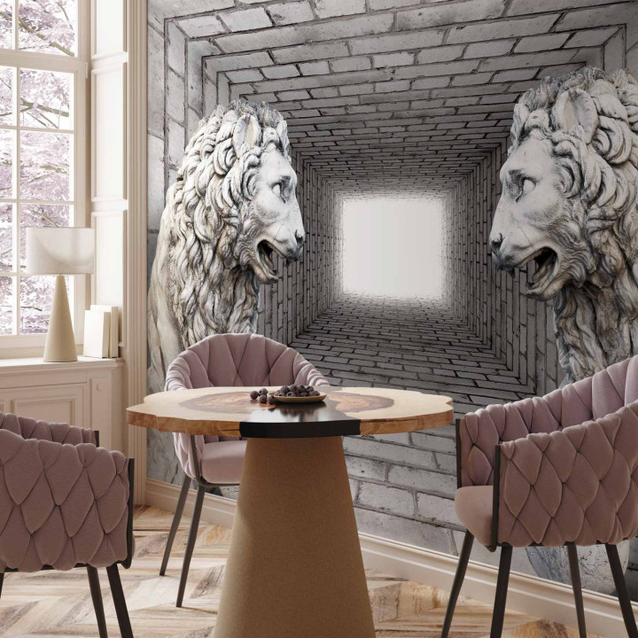 Fototapete - Stone Lions