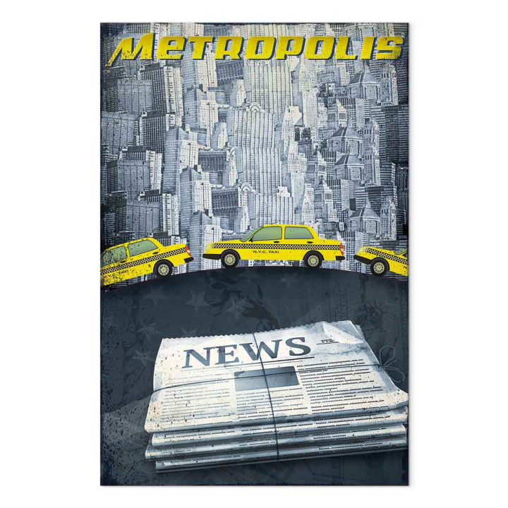 Wandbild - Metropolis (1 Part) Vertical