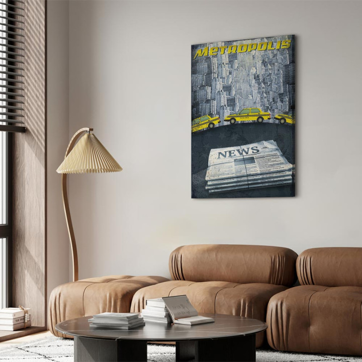 Wandbild - Metropolis (1 Part) Vertical