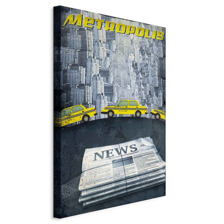 Wandbild - Metropolis (1 Part) Vertical
