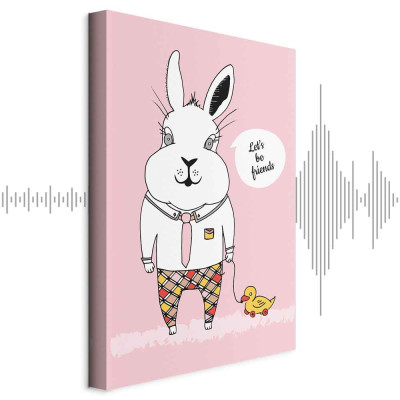 Wall picture - Rabbit's Friend (1 Part) Vertical