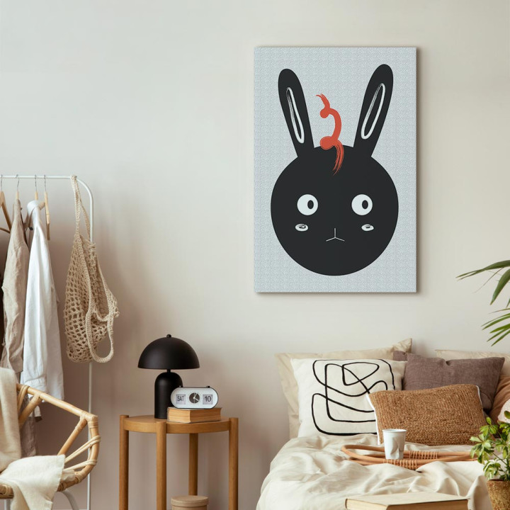 Wall picture - Rabbit Sees Everything (1 Part) Vertical