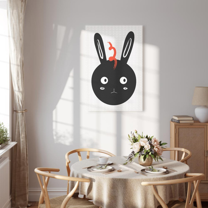 Wall picture - Rabbit Sees Everything (1 Part) Vertical