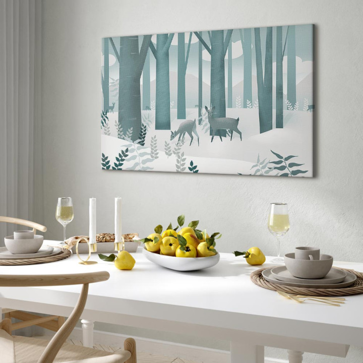 Schilderij - Fairy-Tale Forest (1 Part) Vertical - First Variant