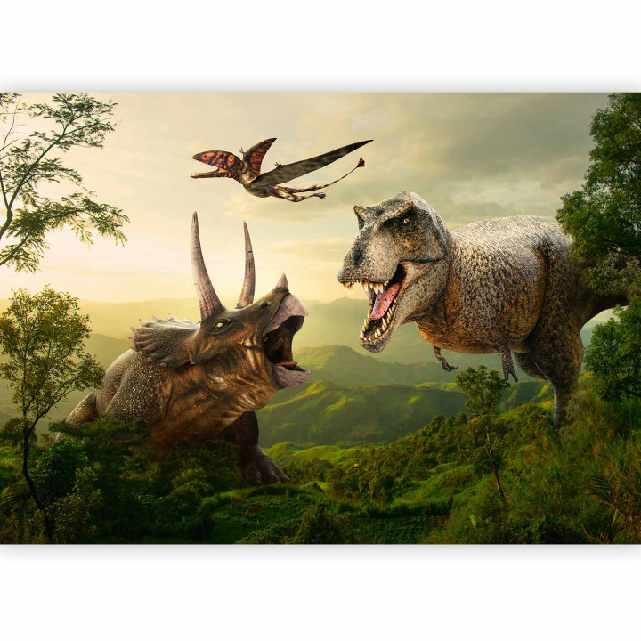 Fototapeta - Dinosaur Square