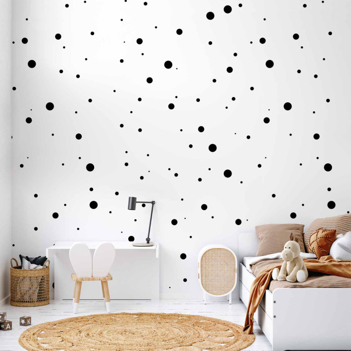 Behang - Stylish Dots