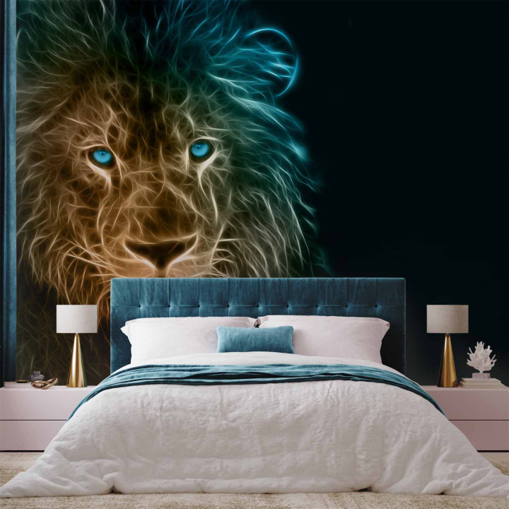 Wall mural - Abstract lion