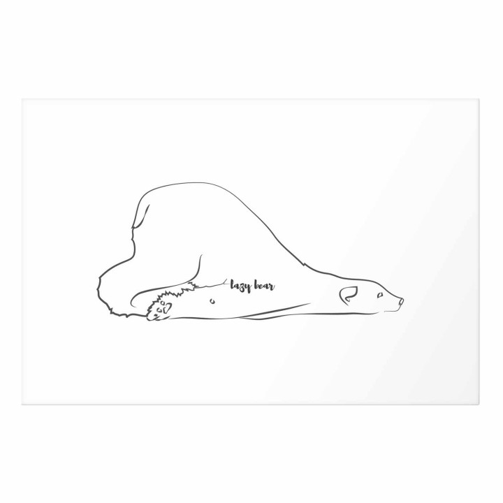 Poster - Lazy Bear