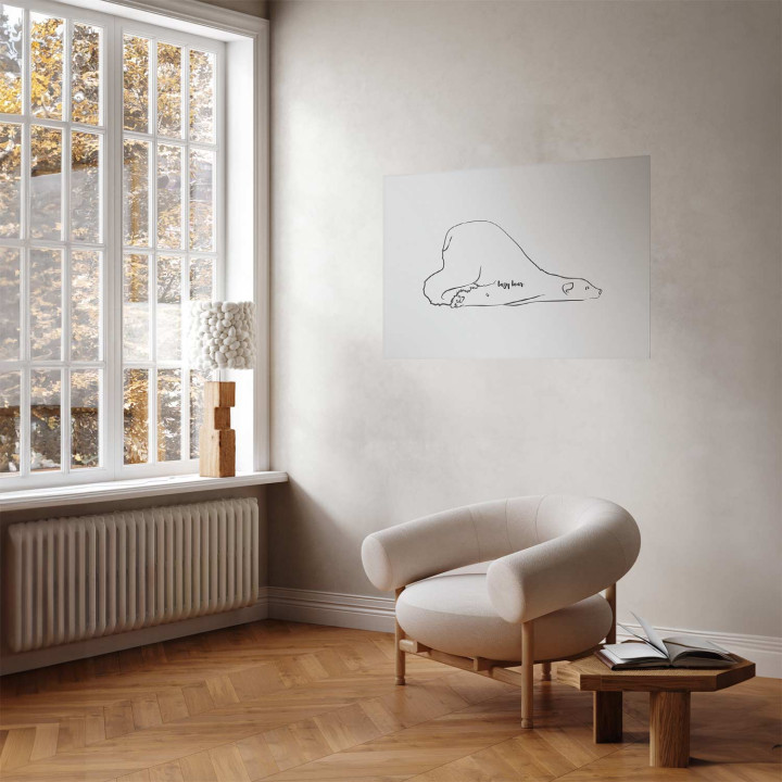 Poster - Lazy Bear