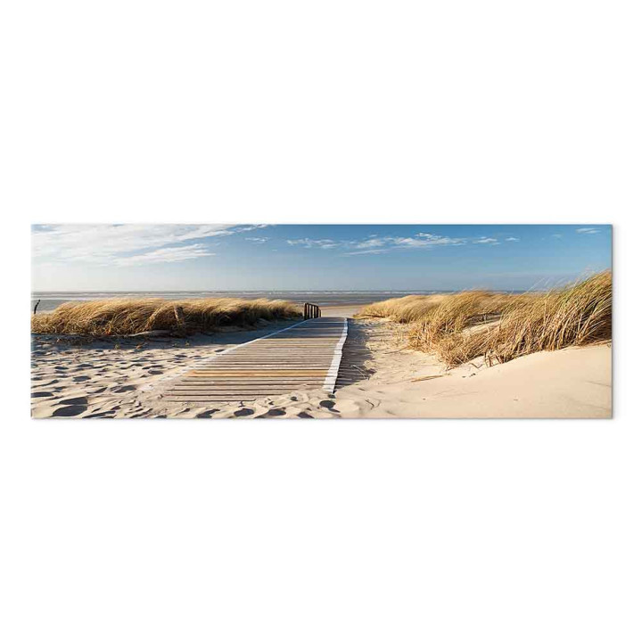 Schilderij - Wild Beach