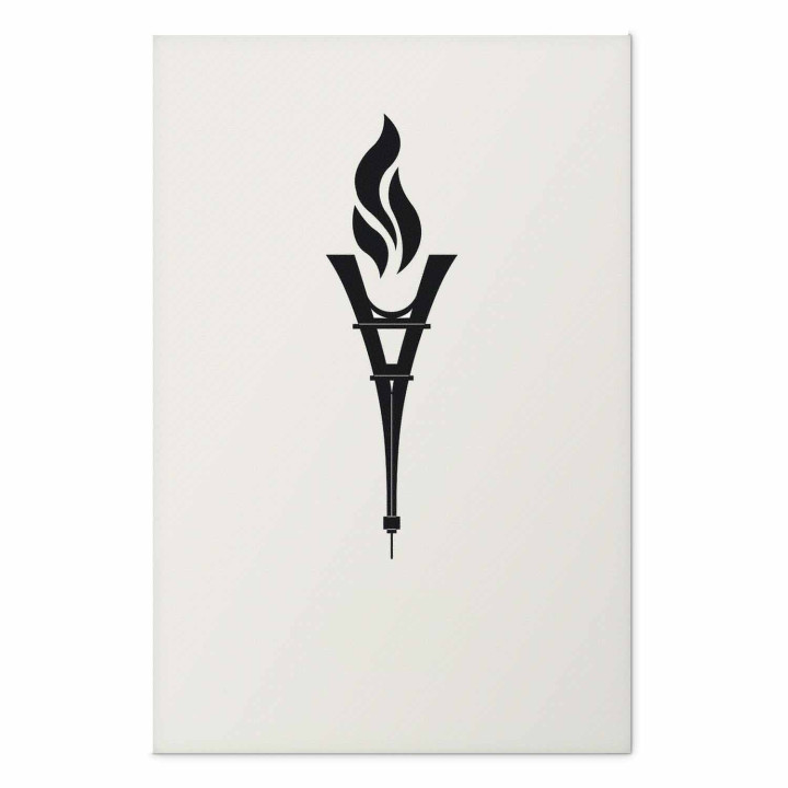 Plakat - Torch Shaped Like the Eiffel Tower