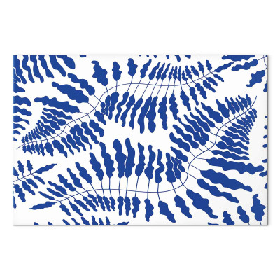 Wall picture - Cobalt fern
