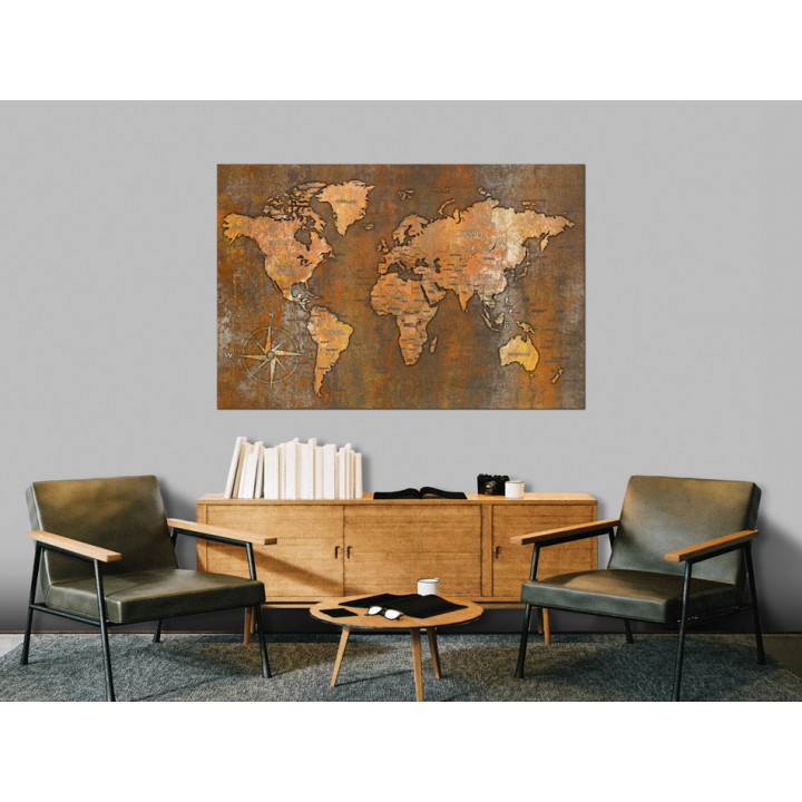 Tableau sur liège - Rusty World