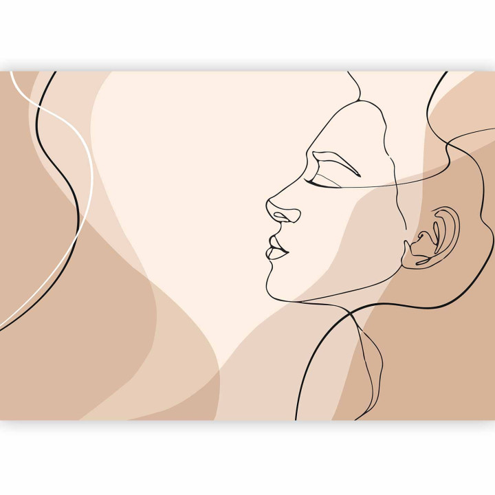 Fotobehang - Line Art - Femininity