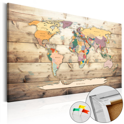 Tableau sur liège - The World at Your Fingertips