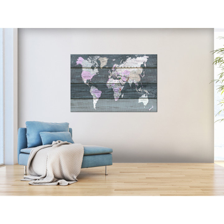 Tableau sur liège - Journey through the World