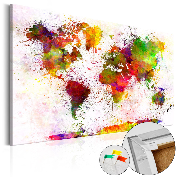 Tableau sur liège - Artistic World
