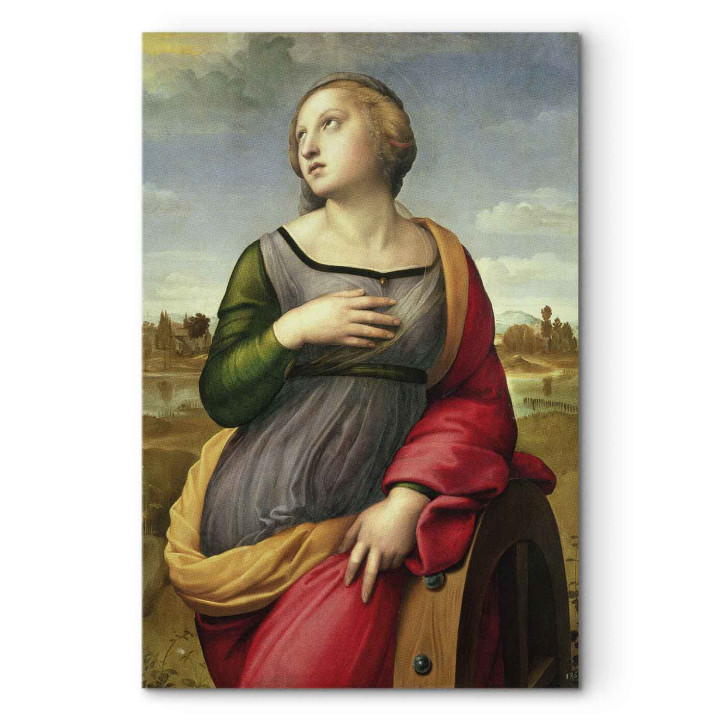 Schilderij - Rafael Santi – St. Catherine of Alexandria